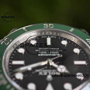 Rolex Submariner 126610 LV 41mm Calendar free Green Water Ghost, custom green ceramic outer ring, best substitute pointer, case and strap secondary polishing treatment - Image 14