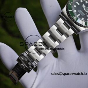 Rolex Submariner 126610 LV 41mm Calendar free Green Water Ghost, custom green ceramic outer ring, best substitute pointer, case and strap secondary polishing treatment - Image 18