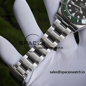 Rolex Submariner 126610 LV 41mm Calendar free Green Water Ghost, custom green ceramic outer ring, best substitute pointer, case and strap secondary polishing treatment - Image 19