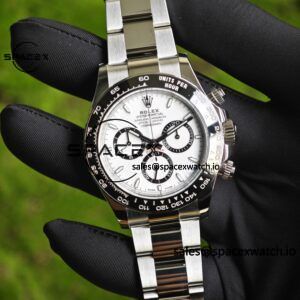 Rolex Daytona 126500 Panda, custom best dial hands and ceramic bezel, case and strap polished twice with Dandong 4131 movement - Image 9
