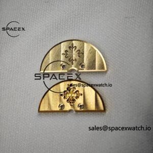 Patek Philippe Nautilus rose gold 5712R, 1:1 customized CNC18K pure gold case, rubber strap, best alternative dial pointer moon phase, ball top needle shaft, customized ACE240 integrated movement - Image 39