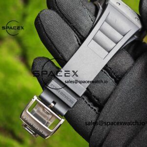 1: 1. Customized Best Version Black Gold RM-055, Black Carbon Fiber Case, Vaucher RMUL2 Movement, Black Rubber Strap, Titanium Buckle, Can be Paired with Nylon Strap - Image 11