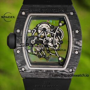 1: 1. Customized Best Version Black Gold RM-055, Black Carbon Fiber Case, Vaucher RMUL2 Movement, Black Rubber Strap, Titanium Buckle, Can be Paired with Nylon Strap - Image 14