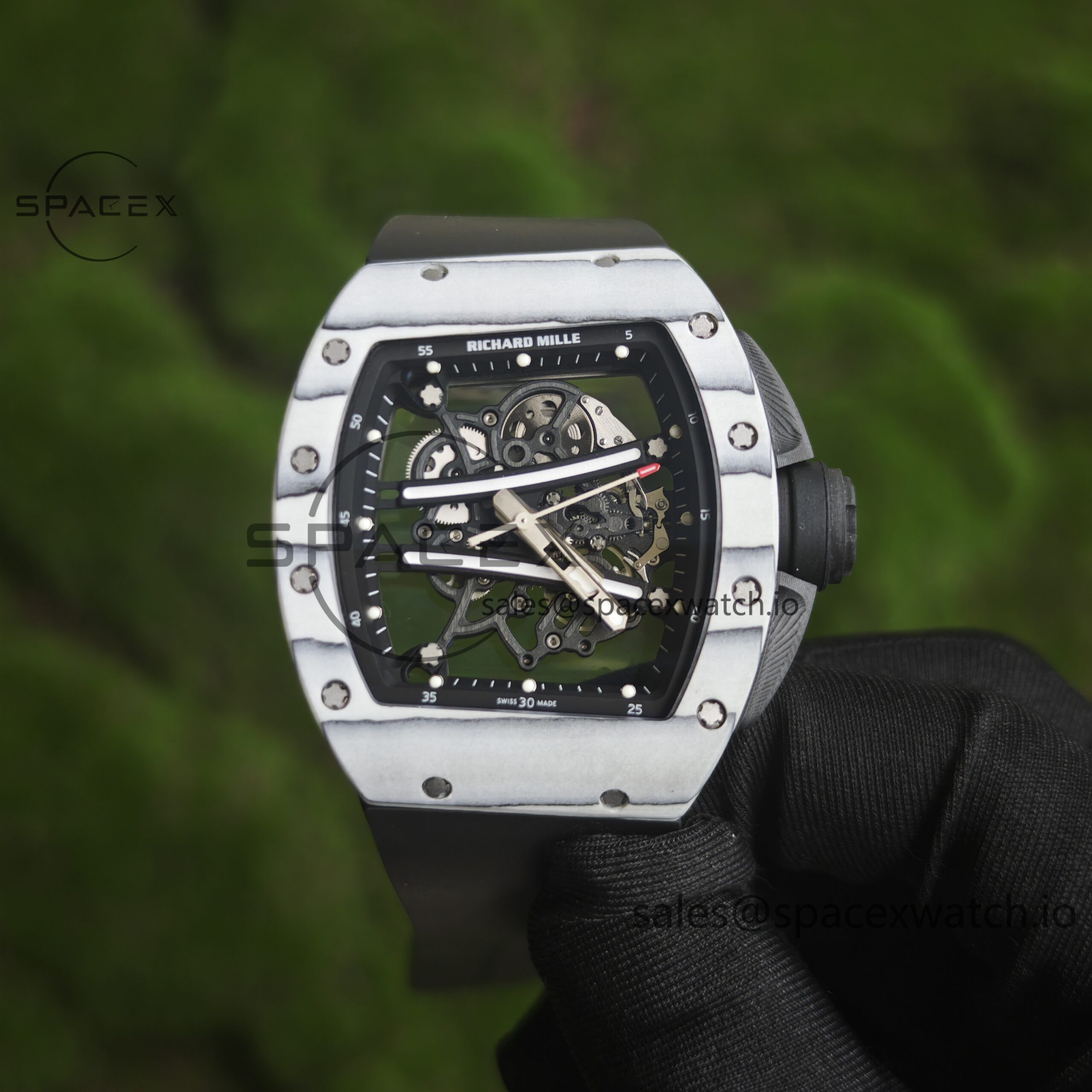 IMG_20250226_162015 Richard Mill 61-01 CW Edition 1:1 Customized NTPT Case, Customized VA Best Integrated Movement - Image 1