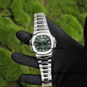(Advanced Customization) 1:1. Best Customization Patek Philippe 5711 Tiffany Double Label Green Dial, Best Alternative Needle Calendar Customization, PPM324 Integrated Movement Customization, Secondary Polishing and Grinding of Case and Strap - Image 3