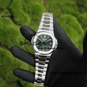 (Advanced Customization) 1:1. Best Customization Patek Philippe 5711 Tiffany Double Label Green Dial, Best Alternative Needle Calendar Customization, PPM324 Integrated Movement Customization, Secondary Polishing and Grinding of Case and Strap - Image 4