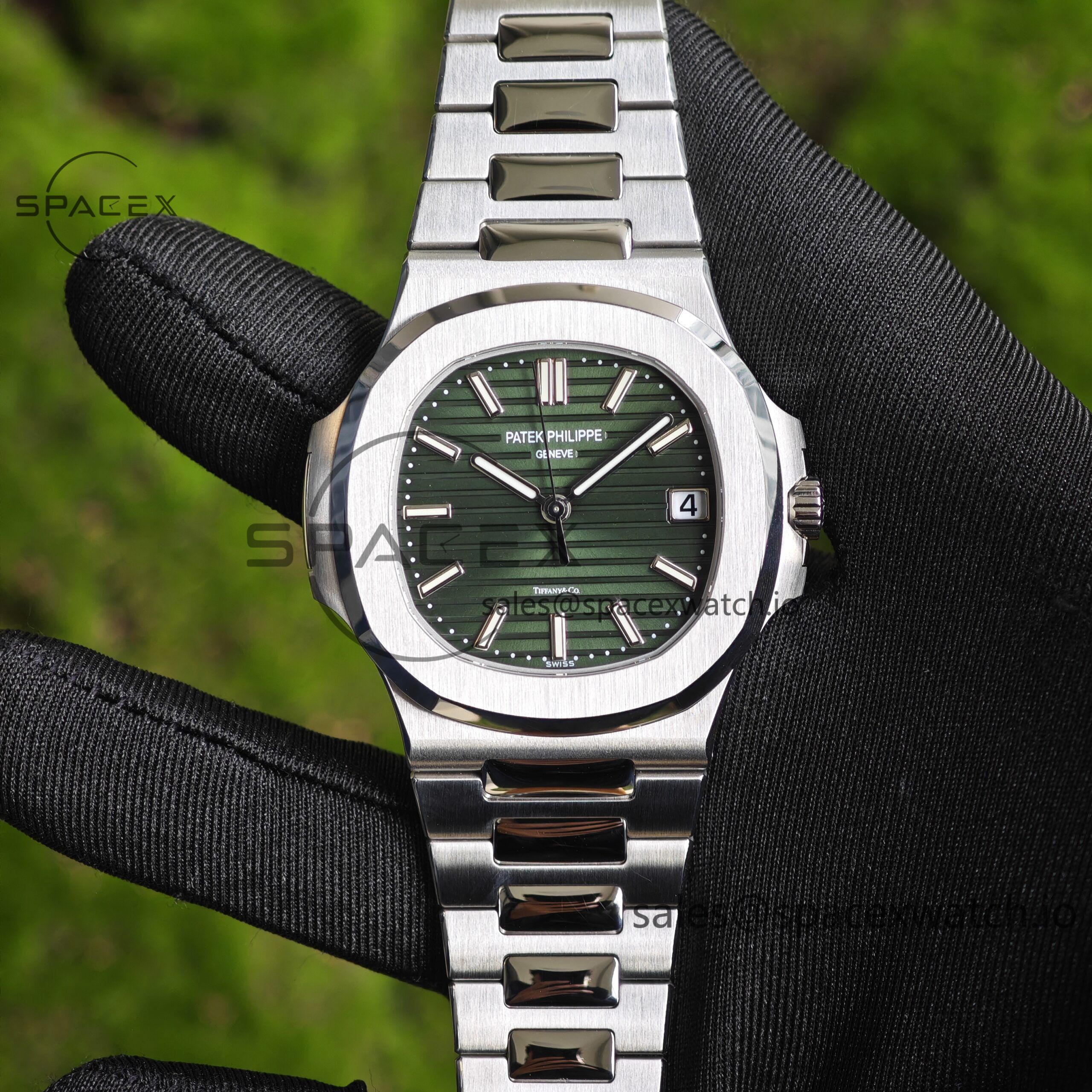 IMG_20250304_170152 (Regular customization) Patek Philippe 5711 green dial, customized best alternative dial pointer calendar, case and strap re polished, 324 integrated movement - Image 1
