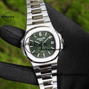 (Advanced Customization) 1:1. Best Customization Patek Philippe 5711 Tiffany Double Label Green Dial, Best Alternative Needle Calendar Customization, PPM324 Integrated Movement Customization, Secondary Polishing and Grinding of Case and Strap - Image 6