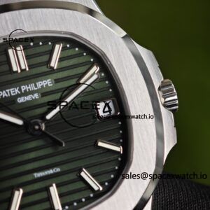 (Advanced Customization) 1:1. Best Customization Patek Philippe 5711 Tiffany Double Label Green Dial, Best Alternative Needle Calendar Customization, PPM324 Integrated Movement Customization, Secondary Polishing and Grinding of Case and Strap - Image 14