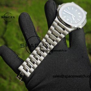 (Advanced Customization) 1:1. Best Customization Patek Philippe 5711 Tiffany Double Label Green Dial, Best Alternative Needle Calendar Customization, PPM324 Integrated Movement Customization, Secondary Polishing and Grinding of Case and Strap - Image 21