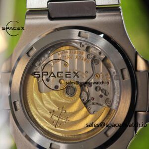 (Advanced Customization) 1:1. Best Customization Patek Philippe 5711 Tiffany Double Label Green Dial, Best Alternative Needle Calendar Customization, PPM324 Integrated Movement Customization, Secondary Polishing and Grinding of Case and Strap - Image 29