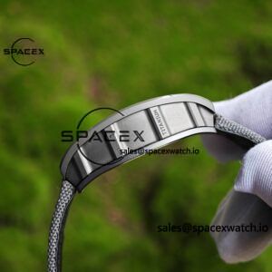 1: 1. Customize the best version RM-055 gray ceramic, titanium rubber inner shell, Vaucher RMUL2 super movement, gray rubber strap, titanium buckle, can be paired with nylon strap - Image 16