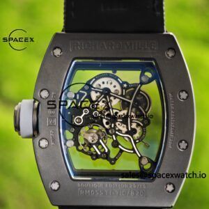 1: 1. Customize the best version RM-055 gray ceramic, titanium rubber inner shell, Vaucher RMUL2 super movement, gray rubber strap, titanium buckle, can be paired with nylon strap - Image 18