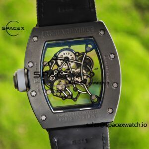 1: 1. Customize the best version RM-055 gray ceramic, titanium rubber inner shell, Vaucher RMUL2 super movement, gray rubber strap, titanium buckle, can be paired with nylon strap - Image 20