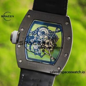 1: 1. Customize the best version RM-055 gray ceramic, titanium rubber inner shell, Vaucher RMUL2 super movement, gray rubber strap, titanium buckle, can be paired with nylon strap - Image 19
