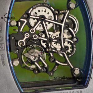 1: 1. Customize the best version RM-055 gray ceramic, titanium rubber inner shell, Vaucher RMUL2 super movement, gray rubber strap, titanium buckle, can be paired with nylon strap - Image 26