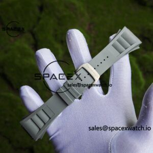1: 1. Customize the best version RM-055 gray ceramic, titanium rubber inner shell, Vaucher RMUL2 super movement, gray rubber strap, titanium buckle, can be paired with nylon strap - Image 33