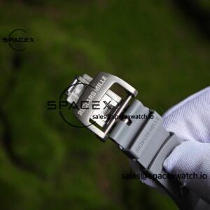 1: 1. Customize the best version RM-055 gray ceramic, titanium rubber inner shell, Vaucher RMUL2 super movement, gray rubber strap, titanium buckle, can be paired with nylon strap - Image 35