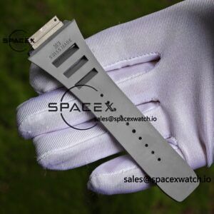 1: 1. Customize the best version RM-055 gray ceramic, titanium rubber inner shell, Vaucher RMUL2 super movement, gray rubber strap, titanium buckle, can be paired with nylon strap - Image 30