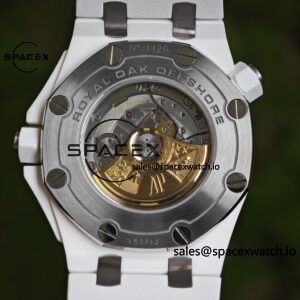 Customize a 1:1 mold based on raw data to create the best version of the Royal Oak Ocean Diver 15707 white ceramic. Customize the best dial, hands, calendar, and high standard craftsmanship installation - Image 38