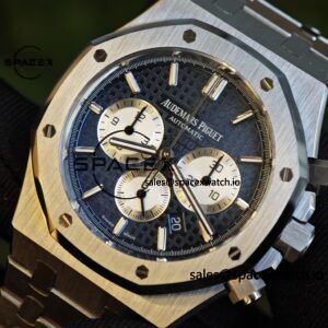 Customized version AP26331ST blue dial, 1:1 customized CNC case strap, original FP1185 movement, best substitute for dial, pointer, calendar - Image 10
