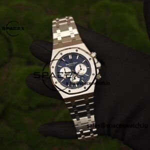 Customized version AP26331ST blue dial, 1:1 customized CNC case strap, original FP1185 movement, best substitute for dial, pointer, calendar - Image 19