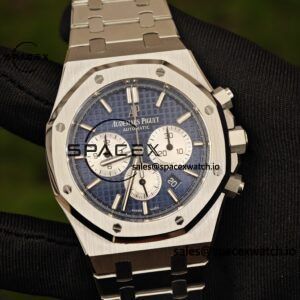 Customized version AP26331ST blue dial, 1:1 customized CNC case strap, original FP1185 movement, best substitute for dial, pointer, calendar - Image 22