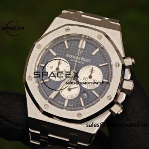 Customized version AP26331ST blue dial, 1:1 customized CNC case strap, original FP1185 movement, best substitute for dial, pointer, calendar - Image 25