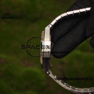 Customized version AP26331ST blue dial, 1:1 customized CNC case strap, original FP1185 movement, best substitute for dial, pointer, calendar - Image 31