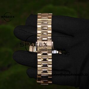 Patek Philippe Nautilus rose gold 5712R, 1:1 customized CNC18K pure gold case, optimal substitute dial pointer moon phase, ball top needle shaft, customized ACE240 integrated movement - Image 26
