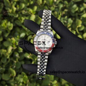 Rolex GMT Master II 126719 BLRO Custom Best Meteorite Dial, Best Alternative Pointer, Second Polished Case and Strap, Dandong 3285 Integrated Movement - Image 4