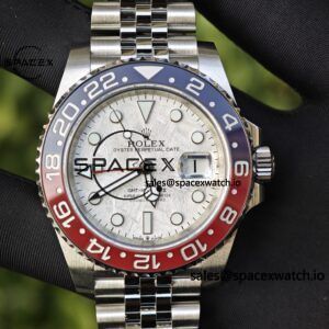 Rolex GMT Master II 126719 BLRO Custom Best Meteorite Dial, Best Alternative Pointer, Second Polished Case and Strap, Dandong 3285 Integrated Movement - Image 8