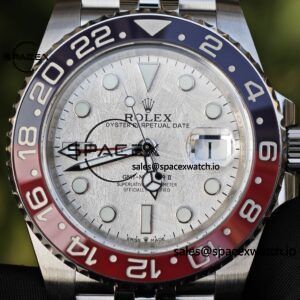 Rolex GMT Master II 126719 BLRO Custom Best Meteorite Dial, Best Alternative Pointer, Second Polished Case and Strap, Dandong 3285 Integrated Movement - Image 20