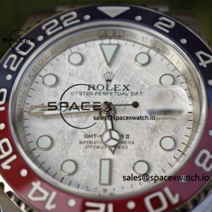 Rolex GMT Master II 126719 BLRO Custom Best Meteorite Dial, Best Alternative Pointer, Second Polished Case and Strap, Dandong 3285 Integrated Movement - Image 23