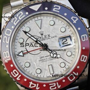 Rolex GMT Master II 126719 BLRO Custom Best Meteorite Dial, Best Alternative Pointer, Second Polished Case and Strap, Dandong 3285 Integrated Movement - Image 24