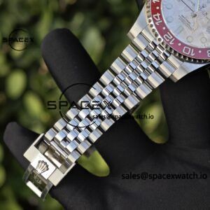 Rolex GMT Master II 126719 BLRO Custom Best Meteorite Dial, Best Alternative Pointer, Second Polished Case and Strap, Dandong 3285 Integrated Movement - Image 32