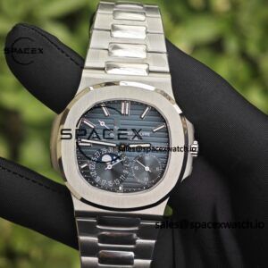 Patek Philippe Nautilus 5712 1:1 customized best alternative gradient blue dial, case and strap secondary polishing and grinding, 240 integrated movement - Image 7