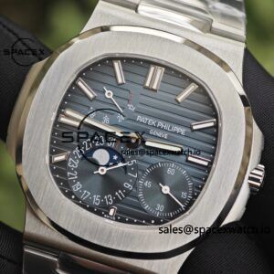 Patek Philippe Nautilus 5712 1:1 customized best alternative gradient blue dial, case and strap secondary polishing and grinding, 240 integrated movement - Image 10
