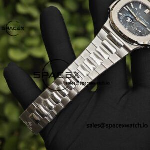 Patek Philippe Nautilus 5712 1:1 customized best alternative gradient blue dial, case and strap secondary polishing and grinding, 240 integrated movement - Image 15