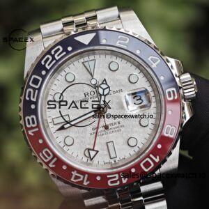 Rolex GMT Master II 126719 BLRO Custom Best Meteorite Dial, Best Alternative Pointer, Second Polished Case and Strap, Dandong 3285 Integrated Movement - Image 12
