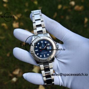 Rolex Yacht Master Series Blue Dial 116622 Custom Modified Original Factory Dial Outer Ring Mirror pointer Calendar Crown 6-piece Set, Dandong 3155 Movement - Image 3