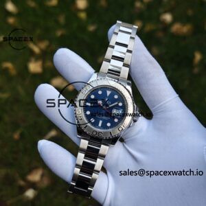 Rolex Yacht Master Series Blue Dial 116622 Custom Modified Original Factory Dial Outer Ring Mirror pointer Calendar Crown 6-piece Set, Dandong 3155 Movement - Image 4