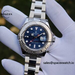 Rolex Yacht Master Series Blue Dial 116622 Custom Modified Original Factory Dial Outer Ring Mirror pointer Calendar Crown 6-piece Set, Dandong 3155 Movement - Image 7