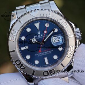 Rolex Yacht Master Series Blue Dial 116622 Custom Modified Original Factory Dial Outer Ring Mirror pointer Calendar Crown 6-piece Set, Dandong 3155 Movement - Image 9