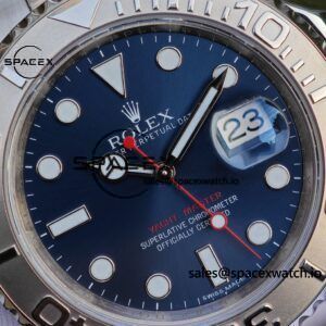 Rolex Yacht Master Series Blue Dial 116622 Custom Modified Original Factory Dial Outer Ring Mirror pointer Calendar Crown 6-piece Set, Dandong 3155 Movement - Image 10