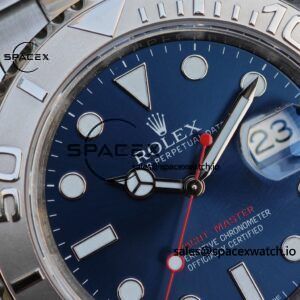 Rolex Yacht Master Series Blue Dial 116622 Custom Modified Original Factory Dial Outer Ring Mirror pointer Calendar Crown 6-piece Set, Dandong 3155 Movement - Image 11