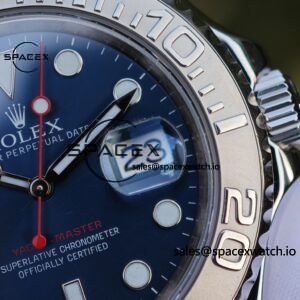 Rolex Yacht Master Series Blue Dial 116622 Custom Modified Original Factory Dial Outer Ring Mirror pointer Calendar Crown 6-piece Set, Dandong 3155 Movement - Image 14