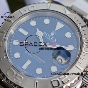 Rolex Yacht Master Series Blue Dial 116622 Custom Modified Original Factory Dial Outer Ring Mirror pointer Calendar Crown 6-piece Set, Dandong 3155 Movement - Image 16