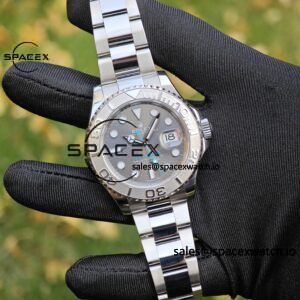 Rolex Yacht Master Series Grey Dial 116622 Customized Improved Original Factory Dial Outer Ring Mirror pointer Calendar Crown 6-piece Set, Dandong 3155 Movement - Image 6