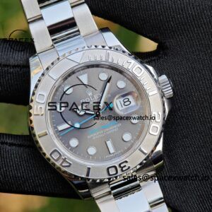Rolex Yacht Master Series Grey Dial 116622 Customized Improved Original Factory Dial Outer Ring Mirror pointer Calendar Crown 6-piece Set, Dandong 3155 Movement - Image 9